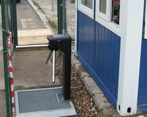 Attendance system with turnstile
